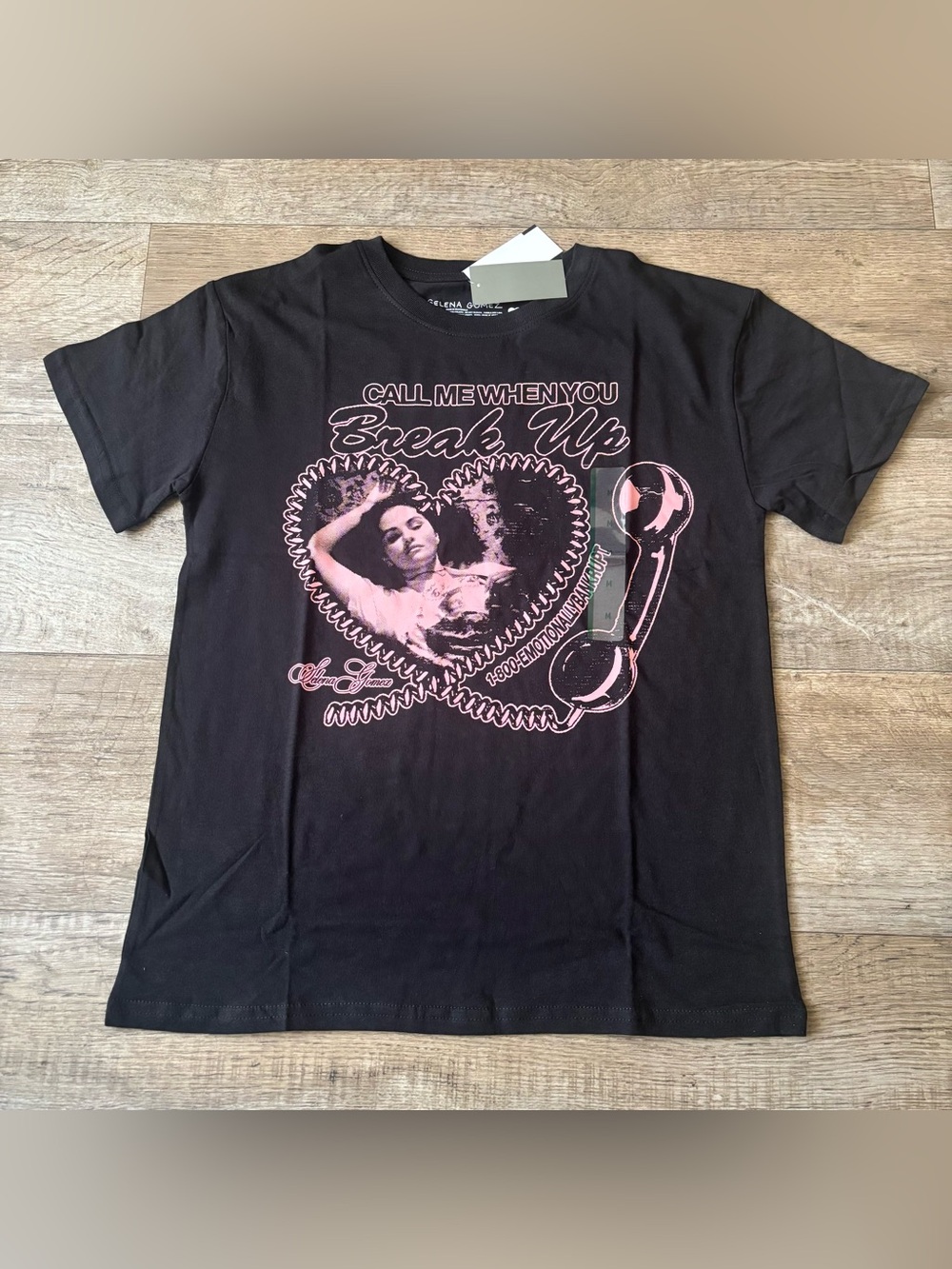Target Cotton Graphic shirts “Selena Gomez” print in black New